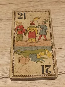 Très Ancien Jeu De Tarot Grimaud, Du XIXeme Siècle, Incomplet - Foto 1 di 24