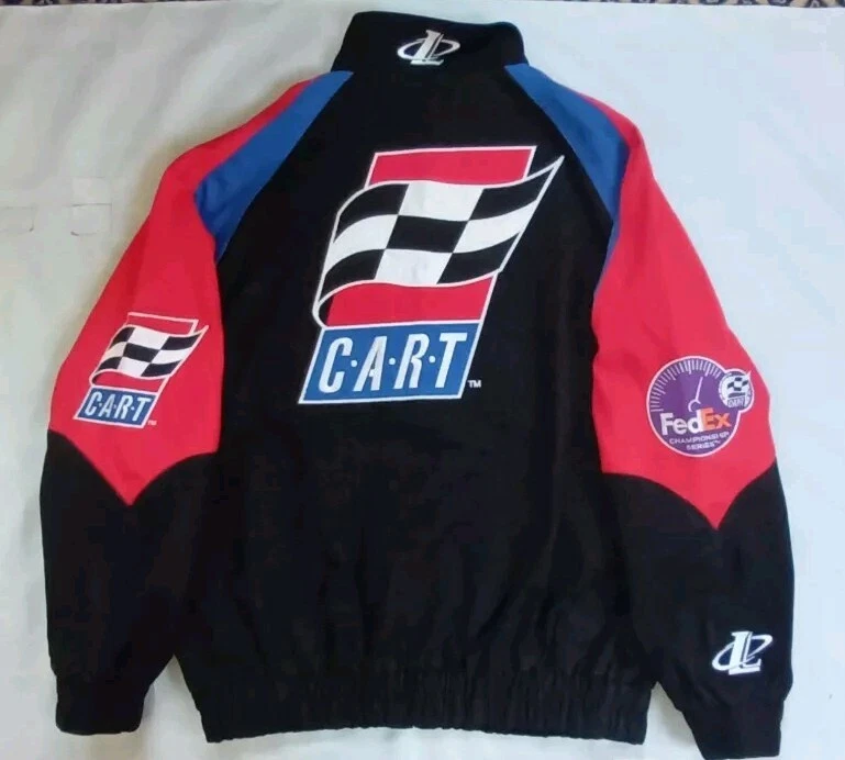 アメリカ輸入 FedEx ロゴ刺繍 企業 レーシングジャケット アウター Chase Authentics FedEx Express Nascar Nextel Cup Series Racing