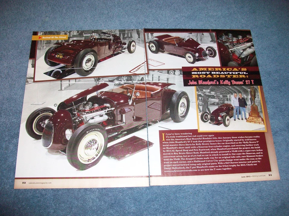 Ford Modelo T Roadster 1927 artículo Hot Rod "El Roadster más hermoso de Estados Unidos" Foto 1 de 1