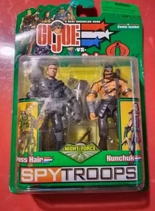  GI JOE vs Cobra Spy Troops Hasbro CROSS HAIR & NUNCHUK  - Bild 1 von 3