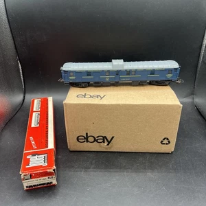 Vintage Jouef HO Scale Blue Baggage Car 460 - Picture 1 of 12