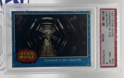 1977 Topps Star Wars #37 Cornered In The Labyrinth PSA 8 NM-MT - Image 1 of 4