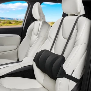 Cuscino di Supporto Lombare per Auto,Seggiolino Auto Posteriore Nero  - Foto 1 di 6