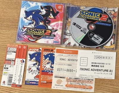 Sonic Adventure 2 II Sega Dreamcast DC Dream cast From Japan - Image 1 of 4