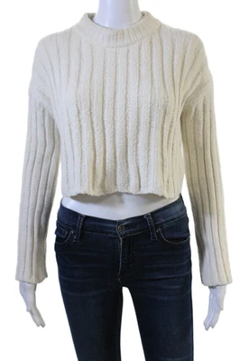 ACNE Studios Unisex Striped Pullover Sweater Beige Size M - Image 1 of 4