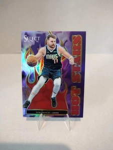 2024-25 Panini Select Luka Doncic #3 Hot Stars Red Prizm Los Angeles Lakers - Picture 1 of 3