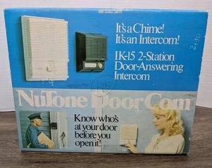 Vintage NuTone Door Com IK-15 2 stazioni porta sistema citofono risposta cablato NUOVO - Foto 1 di 10
