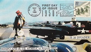 H&M 3187 Cachet de la Guerra de Corea por héroe de la Guerra de Corea LTC Hank Mezzack #2 - Imagen 1 de 1
