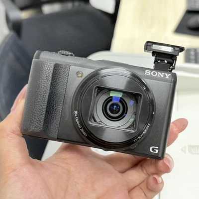 Cámara digital Sony Cyber-Shot DSC-HX50V 20,4 MP 30X zoom negra inglesa Foto 1 de 4