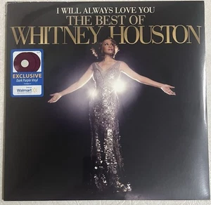 WHITNEY HOUSTON I WILL ALWAYS LOVE YOU THE BEST OF PURPLE LP HIGHER LOVER EXHALE - Imagen 1 de 6