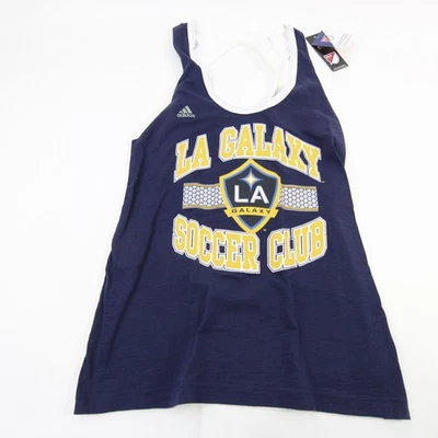 LA Galaxy adidas Sleeveless Shirt Women's Navy/White New - Image 1 of 3