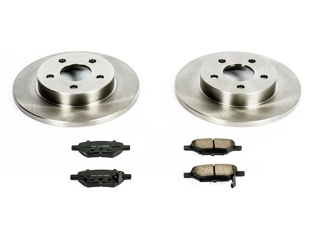 Kit de pastillas de freno trasero y rotor para Pontiac G5 2008 2009 2007-2010 WS632VJ Foto 1 de 1