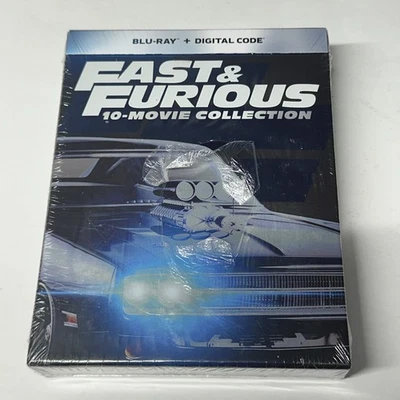 Fast & Furious 10-movie Collection Blu-ray Paul Walker NEW Cellophane Tear - Image 1 of 4