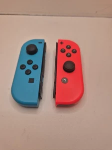 Red And blue Switch joycons, With New Joy Sticks And SL + SR Buttons In Both Vgc - Picture 1 of 5