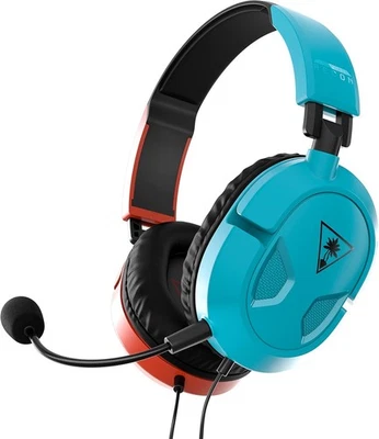 Turtle Beach Recon 50 Wired Gaming Headset for Xbox, PS5, Mobile & PC – Red/Blue - Image 1 of 4