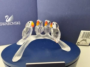 CRISTAL SWAROVSKI 'BABY LOVEBIRDS' NUEVO - Imagen 1 de 3