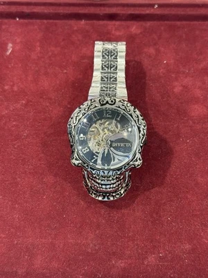 Reloj Invicta Artist Calavera Automático Acero Inoxidable Esqueletizado 50mm Nuevo Foto 1 de 4