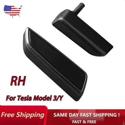 Cojín de asiento lateral del pasajero reclinable ajuste botón cubierta para Tesla modelo 3/Y Foto 1 de 4