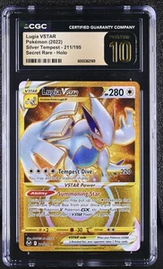 LUGIA VSTAR Silver Tempest Holo Secret Rare #211 CGC Pristine Pokemon - Picture 1 of 2