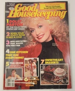 1988 Dolly Parton Cover Good Housekeeping Magazine February Tom Cruise 206 - Picture 1 of 24
