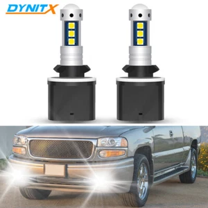 2x 880 LED Fog Lights Bulbs For 1999-2002 GMC Sierra 1500 2500 Super White - Bild 1 von 7