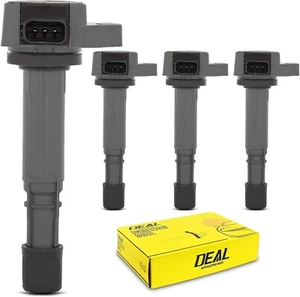 Pack of 4 New Ignition Coils Compatible with 2001 2002 2003 2004 2005 Civic - Picture 1 of 9