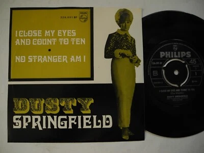 DUSTY SPRINGFIELD I Close My Eyes And Count To Ten 45 7" single 1968 Norway EX- - Image 1 of 2