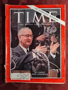 TIME magazine May 1 1964 Whirlwind President Johnson Railroads - Picture 1 of 1