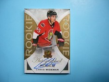 2015/16 UPPER DECK THE CUP AUTO NHL CARD #120 CHRIS WIDEMAN ROOKIE RC GOLD 19/36