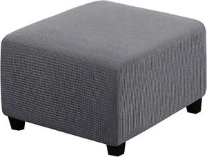 ADPON Square Ottoman Covers Ottoman Slipcovers Folding Storage Stool Protecto... - Picture 1 of 7