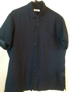 Camisa negra para hombre Zishen Homme 110 manga corta - Imagen 1 de 10