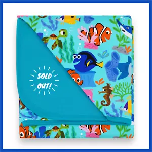 Little Sleepies Disney Nemo's Reef Cloud Blanket Finding Nemo NIB - Picture 1 of 2