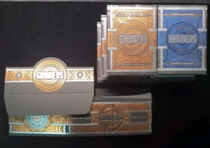 6 DECK BUNDLE: Grinders Blue & Copper Playing Cards NEW MAGIC CARDISTRY RARE - Picture 1 of 9