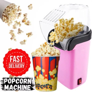 Popcorn Machine 1200W Electric Hot Air Corn Popper Maker Healthy Oil Free 16Cups - Picture 1 of 12