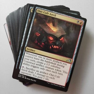 Cubierta de quemaduras de artefactos yunque de Magic The Gathering - Imagen 1 de 5
