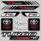 Toyota TRD Racing Development Sport Car Logo Sticker Vinyl Decal Stripes Decor