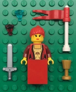 Lego rot Königin Prinzessin Minifiguren Lot: Burgfigur: Frau Mädchen Dame Mädchen - Bild 1 von 1