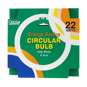 Feit Electric 22 W T9 8.25 in. D Circline Fluorescent Bulb Cool White Circular - Picture 1 of 1