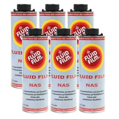 Hodt Fluid Film Liquid NAS 6 x 1 Liter Normdose Hohlraumversiegelung Rostschutz - Bild 1 von 2