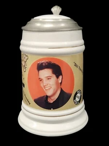 VINTAGE ELVIS PRESLEY BIRTHDAY ANNIVERSARY BEER STEIN 1259/5000 - Picture 1 of 11