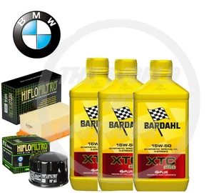 KIT/TAGLIANDO BMW F/800/R 2010 2015 BARDAHL XTC C60 15W50 FILTRO OLIO ARIA MOTO - Foto 1 di 1