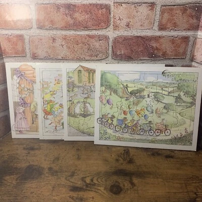 ANGELINA BALLERINA'S PUZZLE BOX SET LOT OF 4 PUZZLES 12& 20 pc puzzles - Image 1 of 4