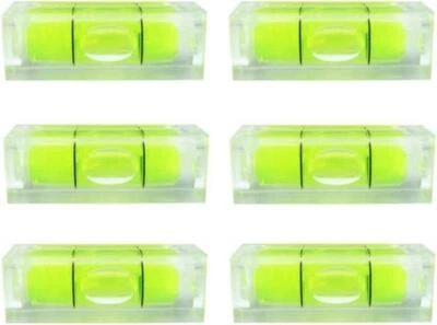 6pcs Small Bubble Level Mini Square Bubble Spirit Levels Leveling Tools New...