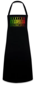 Babylon Advisory Grillschürze Kochschürze Rasta Reggae Jamaika Irie Rastafari - Picture 1 of 1