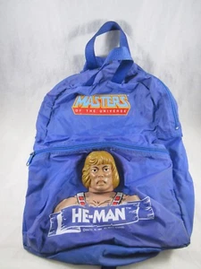 HE-MAN Masters of the Universe Double Zipper Backpack - RARE - Picture 1 of 7