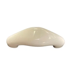 (12 Pack) 3" Tapered White Ceramic Pull - Picture 1 of 1