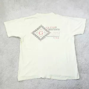 GUESS Shirt Mens One Size XXL - XXXL Vintage Single Stitch 80s 90s USA Made - Picture 1 of 23