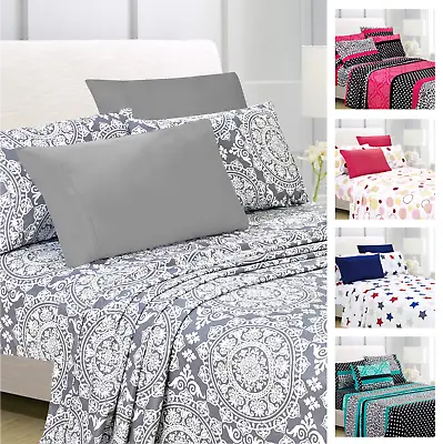 1800 Series American Home Collection Ultra Soft 6-Piece Bed Sheet Set • 32.99$