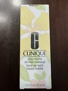 CLINIQUE STAY MATTE OIL FREE FOUNDATION MAKEUP 1oz/ 30ml WN 122 Clove NIB - Picture 1 of 2