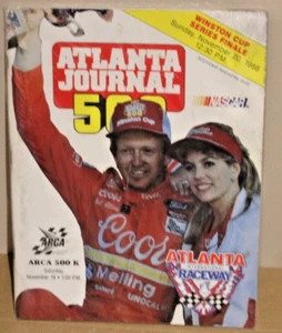 1988 Atlanta Journal 500 at Atlanta Motor Speedway NASCAR Program - Nov 20, 2004 - Bild 1 von 2